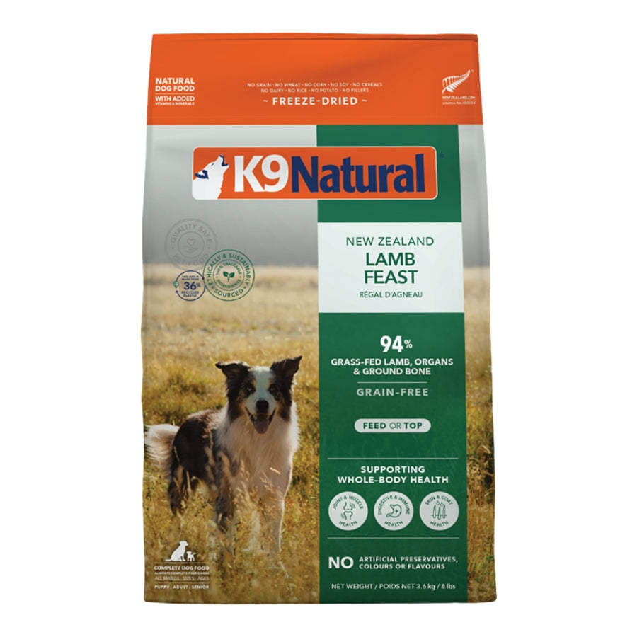 K9 Natural Freeze Dried Lamb Feast