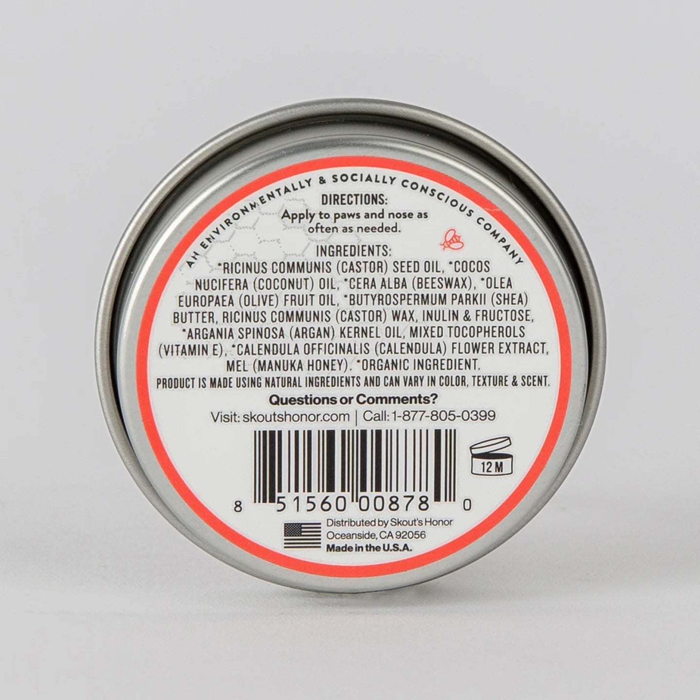 Skout's Honor Probiotic Pet Balm for Paws and Noses