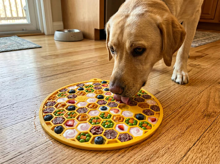 SodaPup Honeycomb Design Mat with Suction Cups