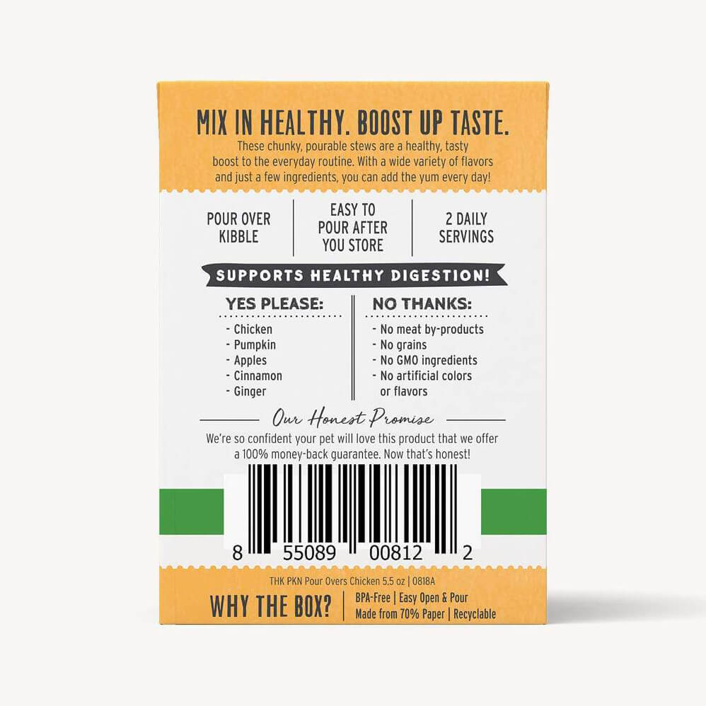 Honest Kitchen Pumpkin Pour Overs Chicken Meal Topper