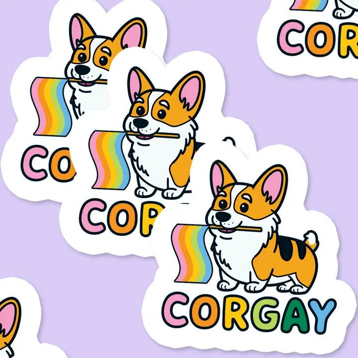 Ashley Bexar Corgay Sticker