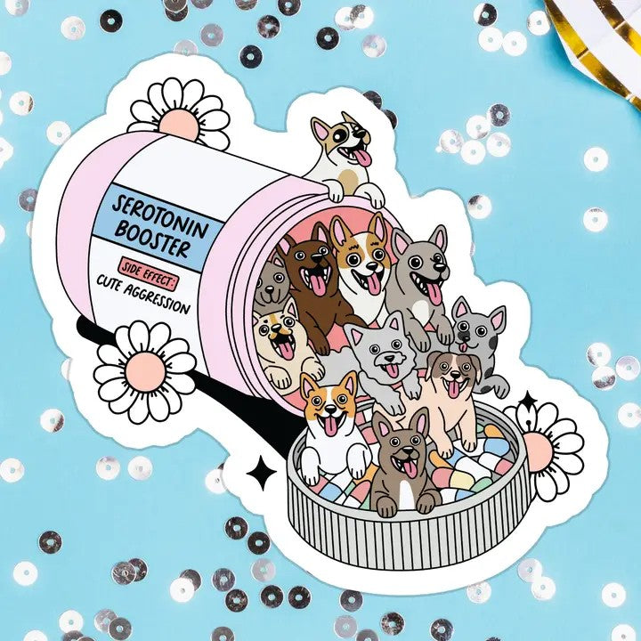 Ashley Bexar Dog Serotonin Booster Sticker