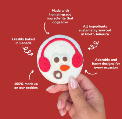 Bosco & Roxy's Merry Woofmas Gingerbread Man Cookie