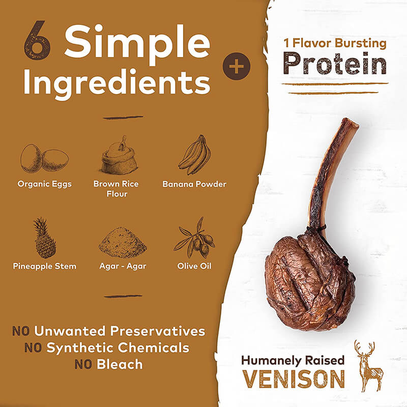 Earth Animal No-Hide Venison Stix