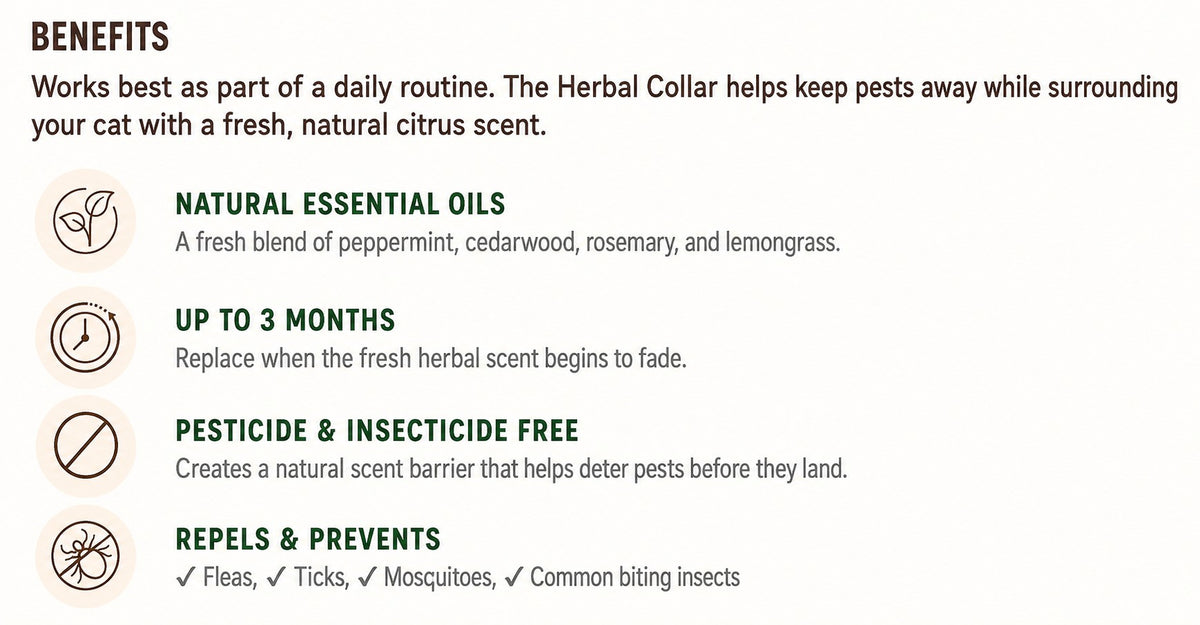 Earth Animal Feline Flea & Tick Collar for Cats