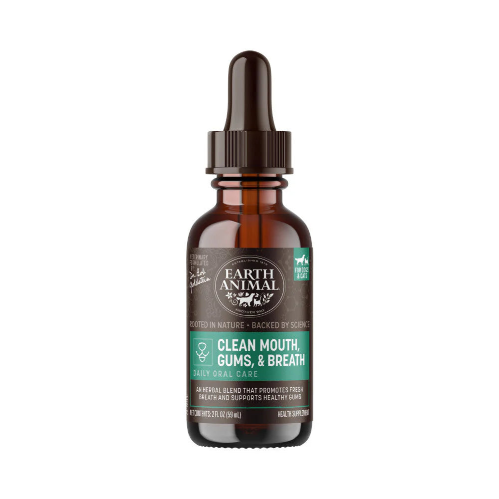 Earth Animal Clean Mouth, Gums & Breath Herbal Dental Supplement