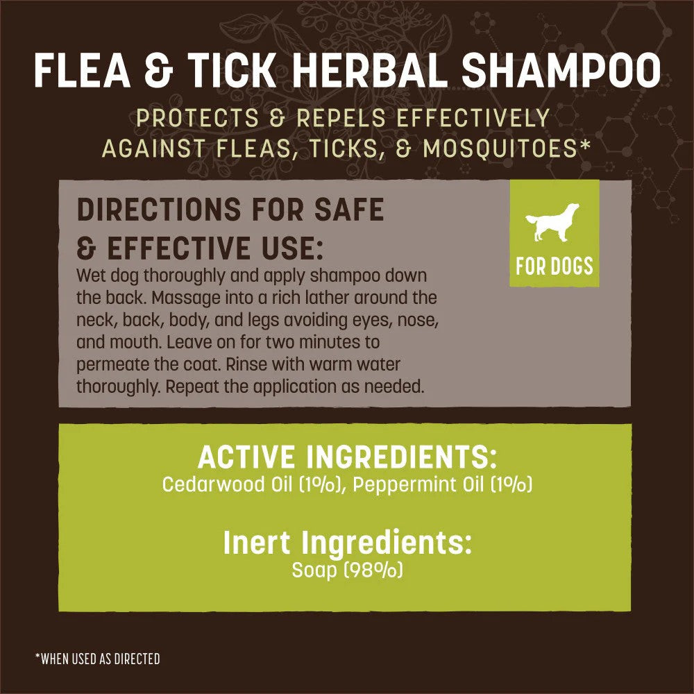 Earth Animal Nature's Protection Flea & Tick Herbal Shampoo