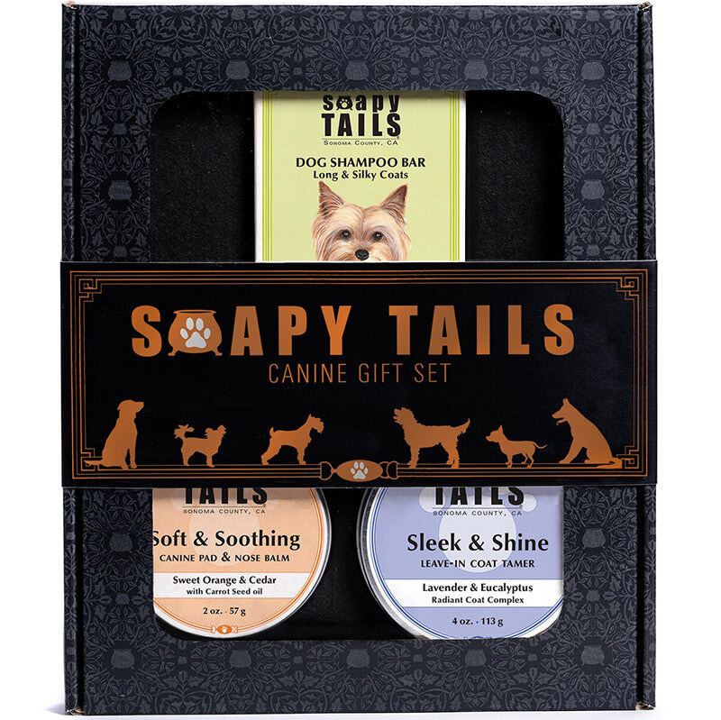 Soapy Tails Splash & Shine Gift Set for Long & Silky Coats