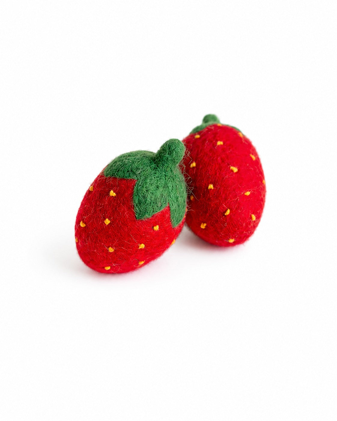 MODERNBEAST Strawberry Wool Toy Set- Small 2pk
