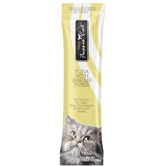 Fussie Cat Puree Lickable Treat Tuna & Shrimp