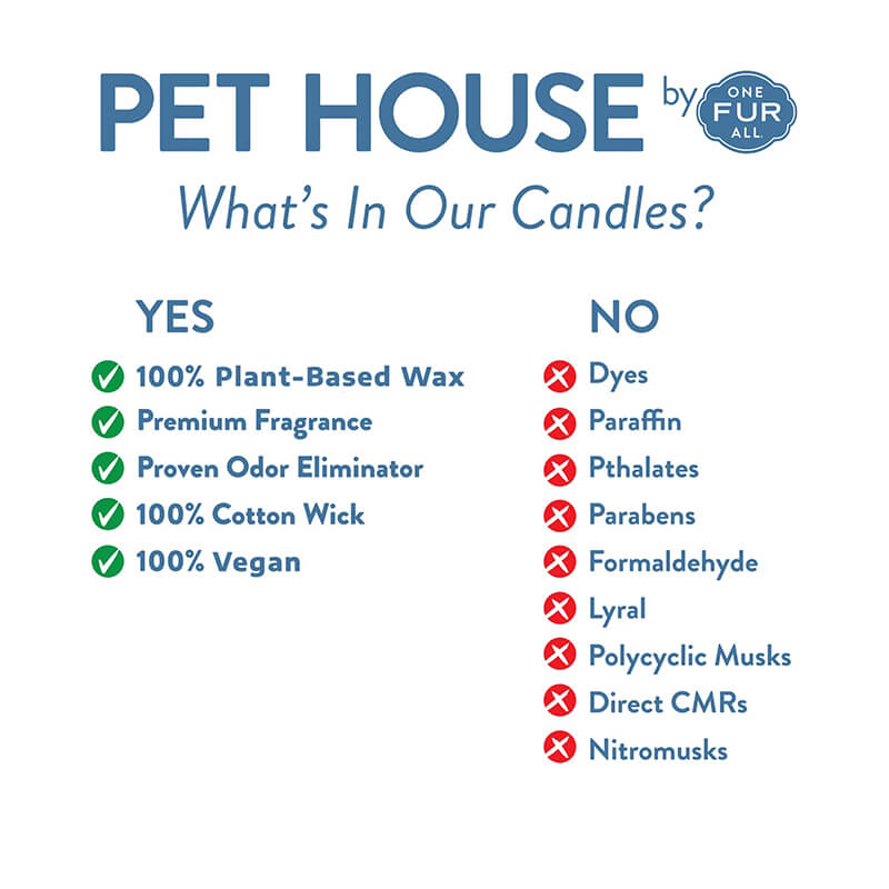 One Fur All Pet House Candle - Pear Orchard