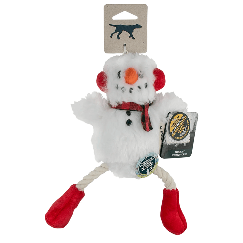 Tall Tails Holiday Snowman Tug Rope