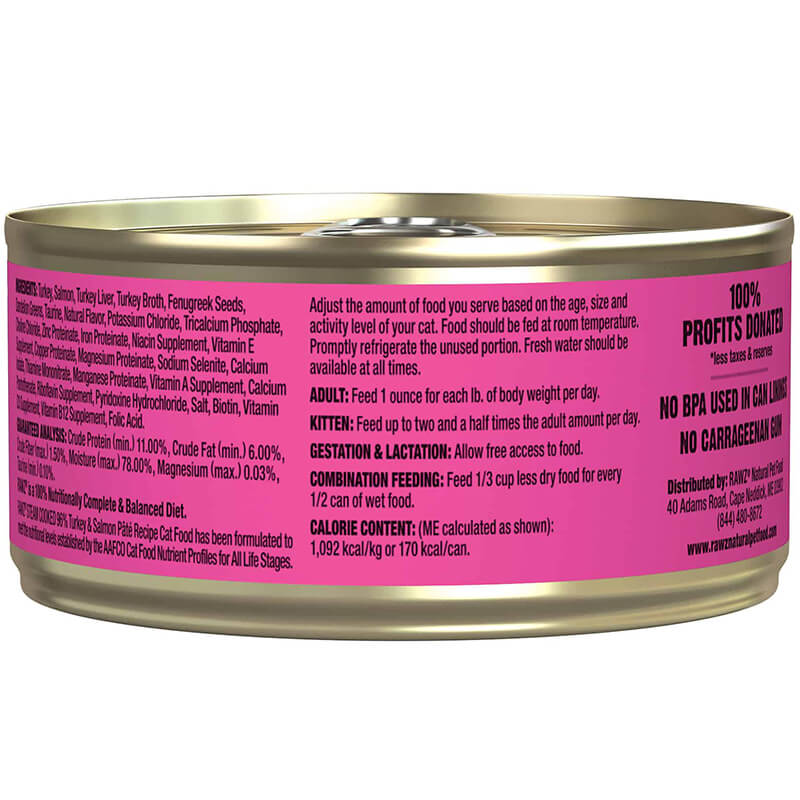 Rawz 96% Turkey & Salmon Pate