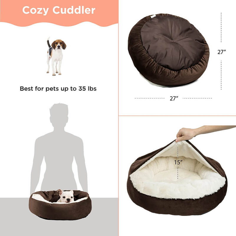 Best Friends by Sheri Cozy Cuddler Ilan Pet Bed