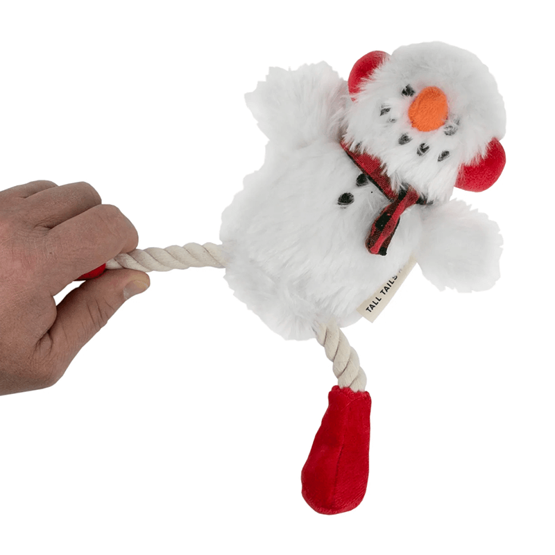 Tall Tails Holiday Snowman Tug Rope