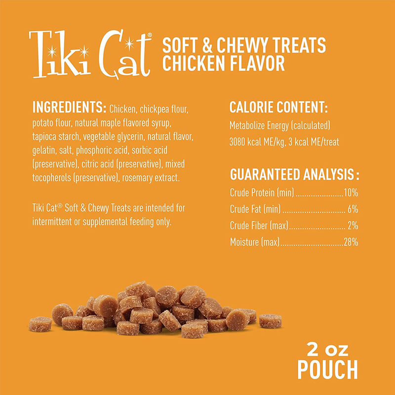 Tiki Cat Soft & Chewy Treat Chicken