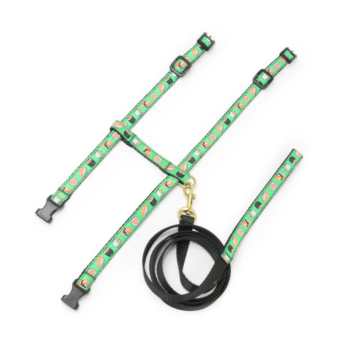Up Country Cat Harness & Lead Set Sushi