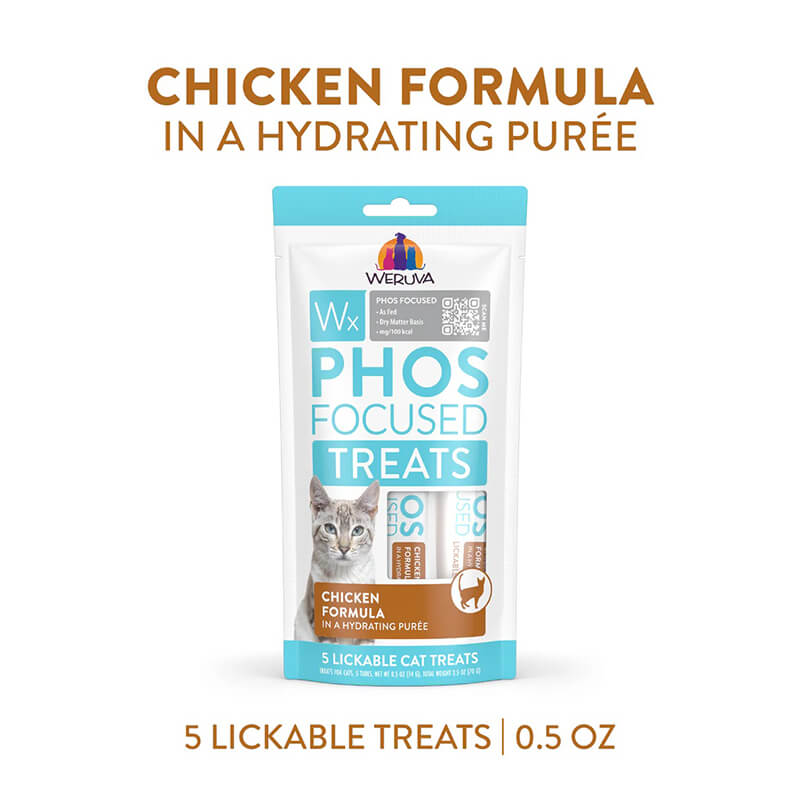 Weruva WX Low Phosphorus Lickable Treat Chicken 5-Pack