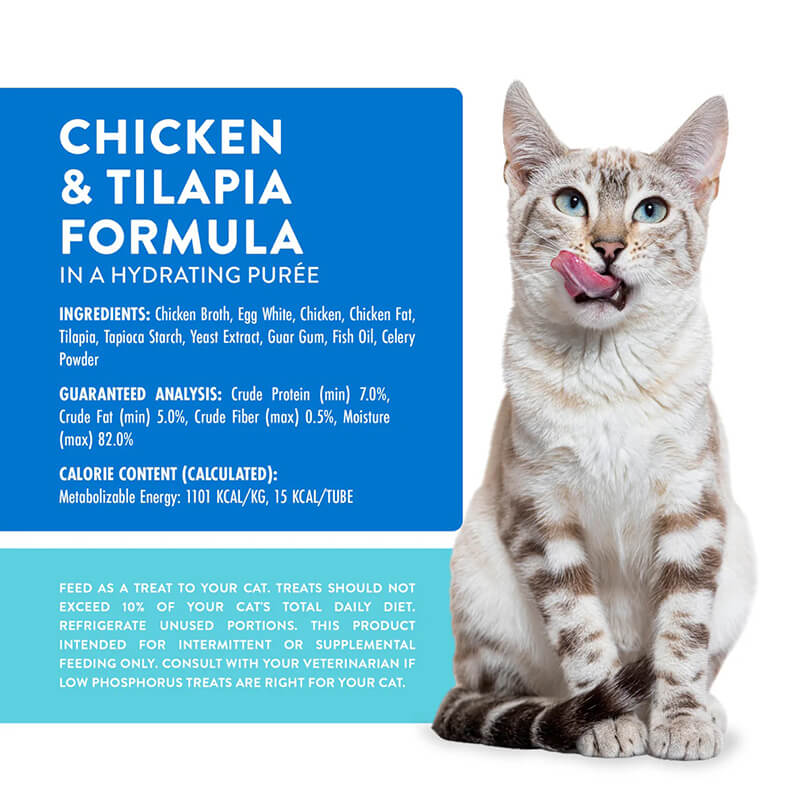 Weruva WX Low Phosphorus Lickable Treat Chicken & Tilapia 5-Pack