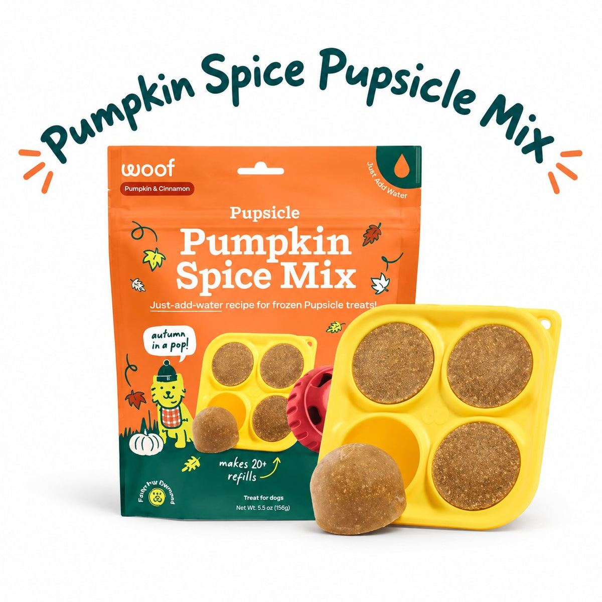 Woof Pumpkin Spice Pupsicle Mix