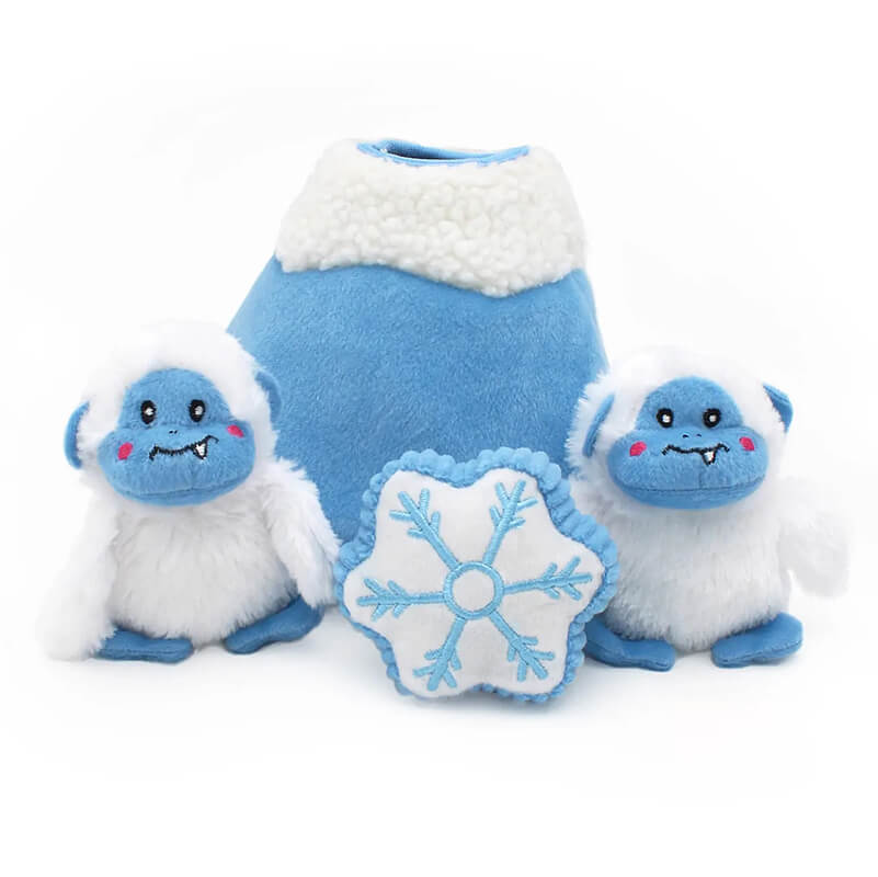 Zippy Paws Holiday Burrow Yeti Mountain