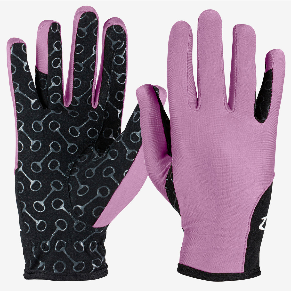 Horze Kid's Riding Gloves With Silicone Palm Print