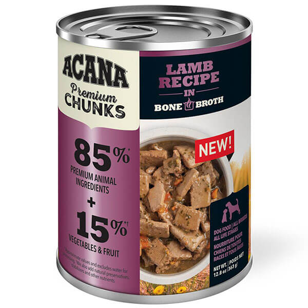 Acana Premium Lamb Recipe in Bone Broth