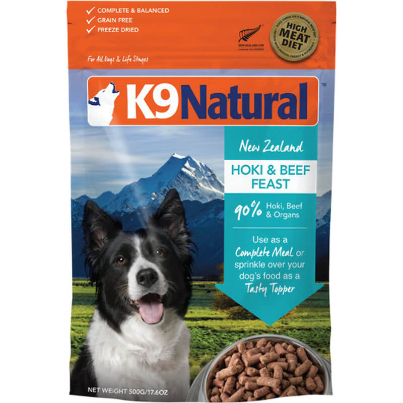 K9 Natural Freeze Dried Hoki & Beef Feast