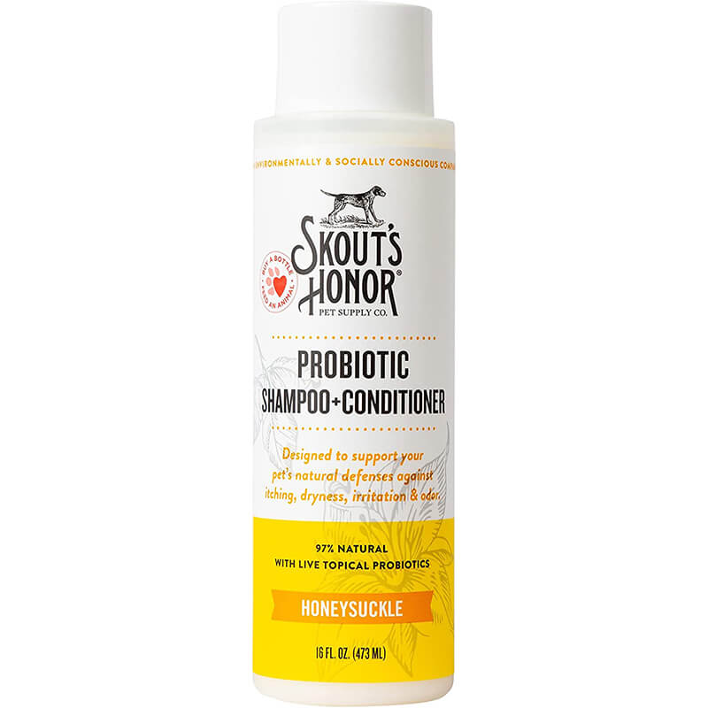 Skout's Honor Probiotic Shampoo + Conditioner Honeysuckle