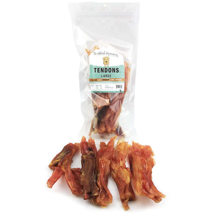 The Natural Dog Large Beef Tendons