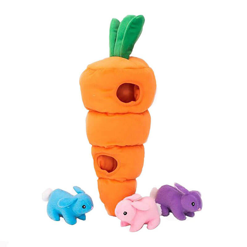Zippy Paws Burrow Easter Carrot