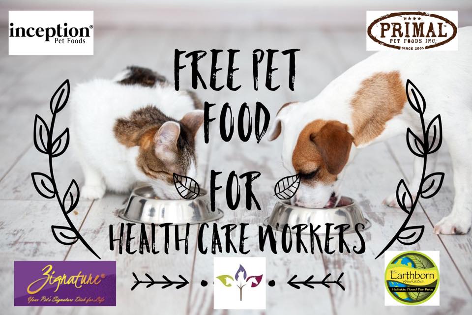 Free Pet Food for Healthcare Workers