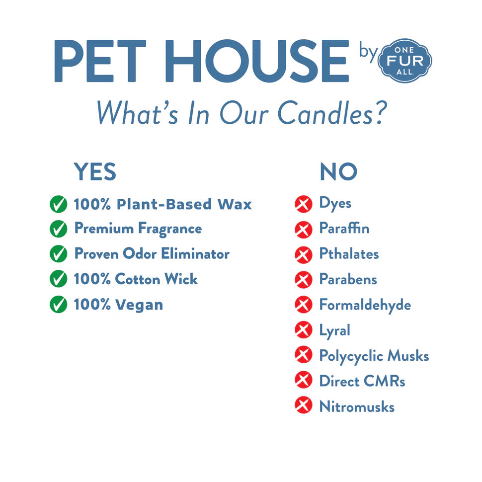 One Fur All Pet House Candle - Juicy Melon