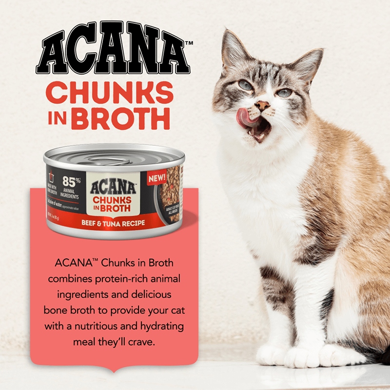 Acana Cat Chunks in Broth Beef and Tuna