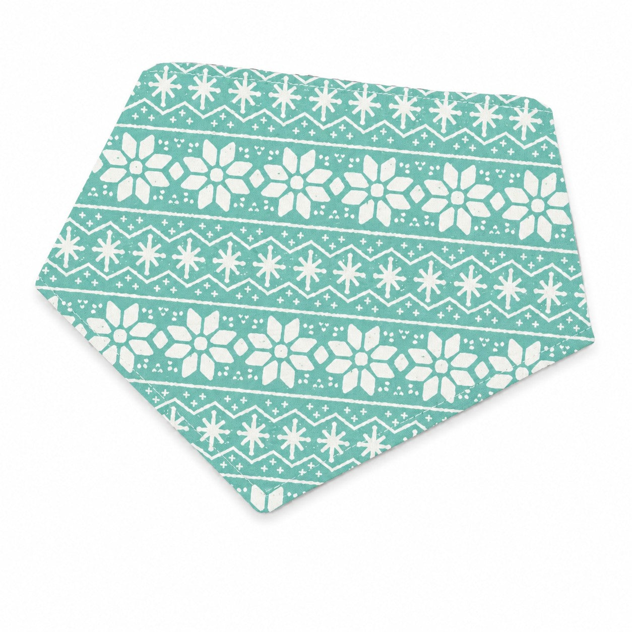 Bibby Bubby Bandana - Mint Fair Isle