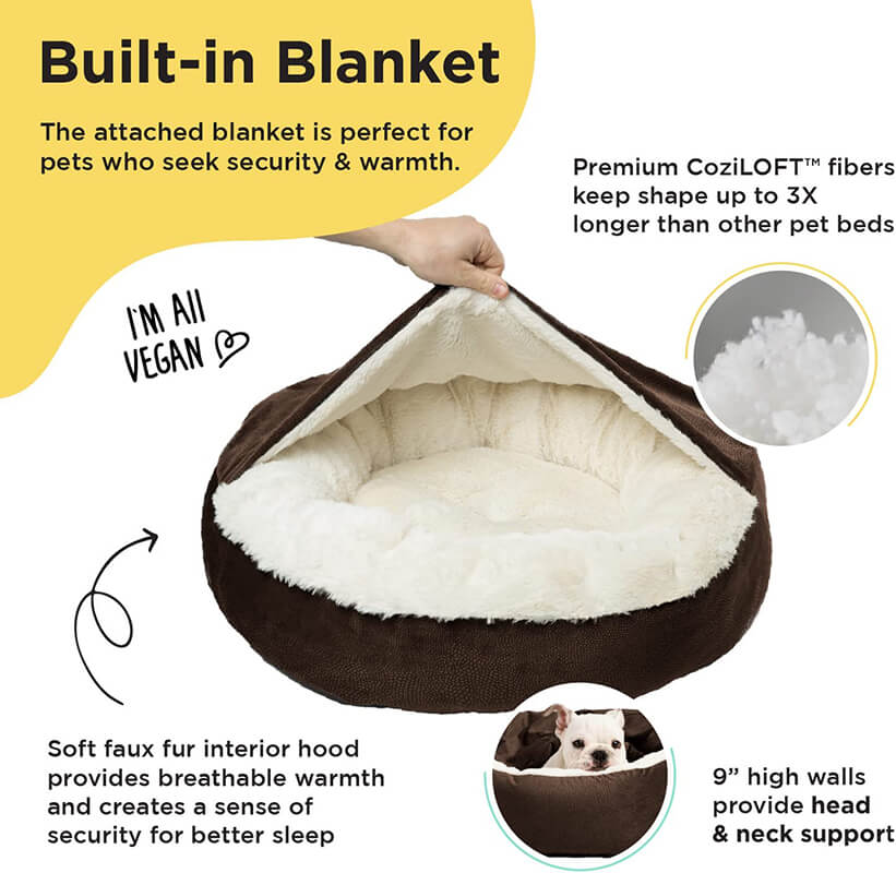 Best Friends by Sheri Cozy Cuddler Ilan Pet Bed