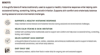 Earth Animal Allergy & Skin Herbal Remedy
