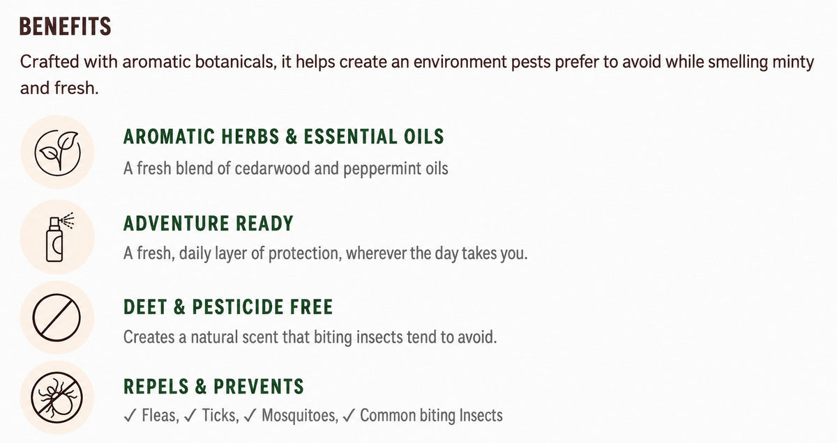 Earth Animal Herbal Bug Spray