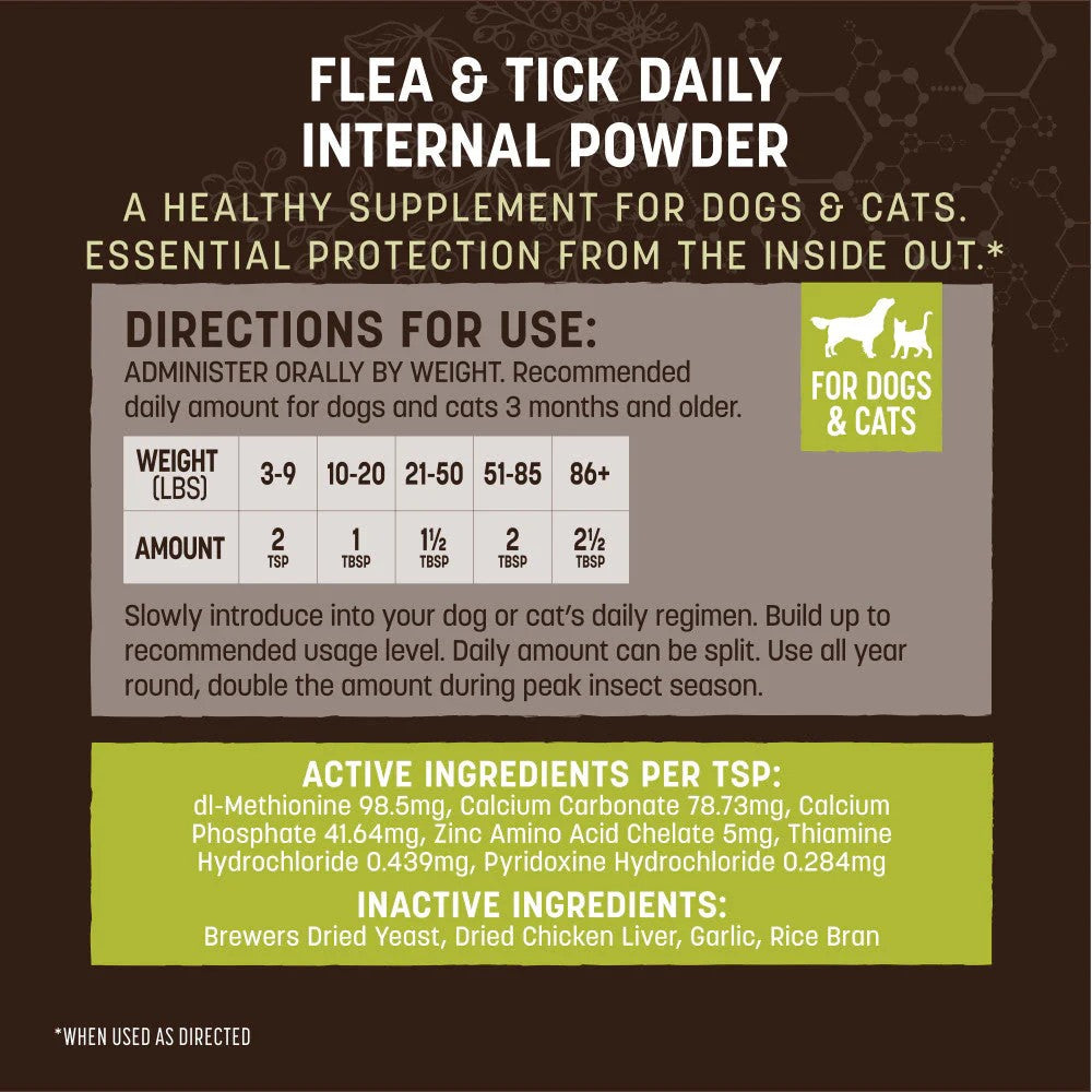 Earth Animal Internal Flea & Tick Powder