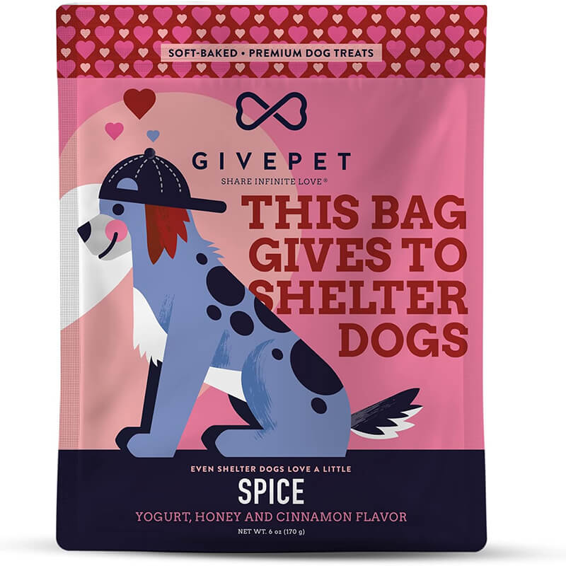 Givepet Valentine's Day Soft Baked Treats Spice