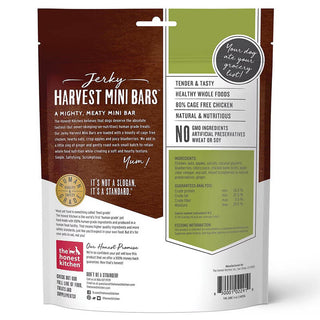 Honest Kitchen Jerky Harvest Mini Bars Chicken with Apples & Blueberries
