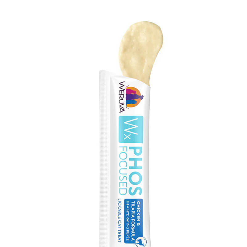 Weruva WX Low Phosphorus  Lickable Treat Chicken & Tilapia 5-Pack