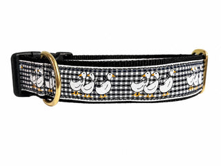 Mackenzie Collar Goose on Black Checker