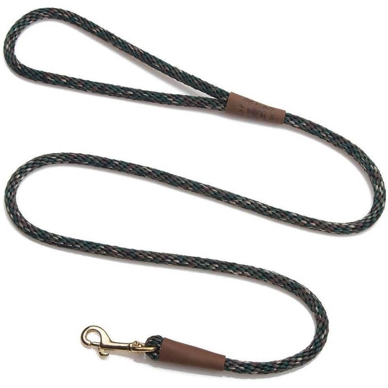 Mendota Rope Snap Leash  Camo 1/2" x 6'