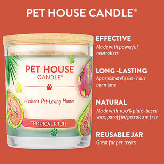 One Fur All Pet House Candle - Tropical Fruit