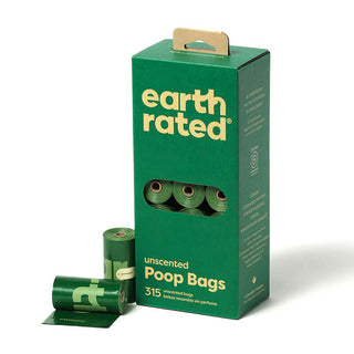 Earth Rated Poop Bags Box of 21 Rolls, 315 ct