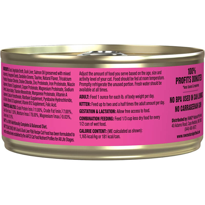 Rawz 96% Duck & Duck Liver Pate