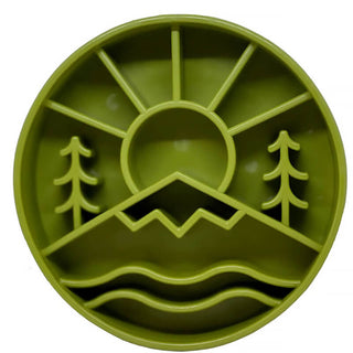 Sodapup Great Outdoors Slow Feeder Bowl Green