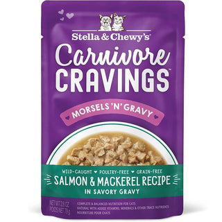Stella & Chewy's Carnivore Cravings Pouch Salmon & Mackerel in Gravy