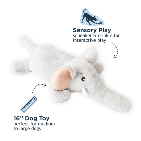 Tall Tails Stuffless Elephant  16"